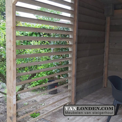 Steigerhout overkapping Sabine