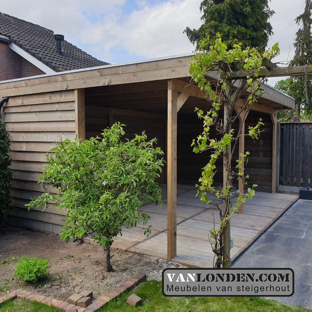 Steigerhout overkapping Sabine