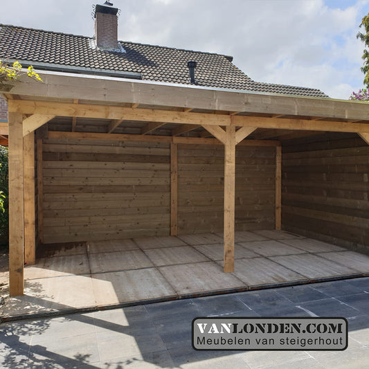 Steigerhout overkapping Sabine