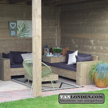 Steigerhout overkapping Sieb