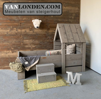 Steigerhouten bedhuisje Brent