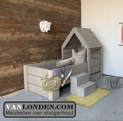 Steigerhouten bedhuisje Brent