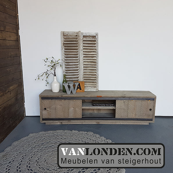Steigerhouten TV-meubel Lisanne