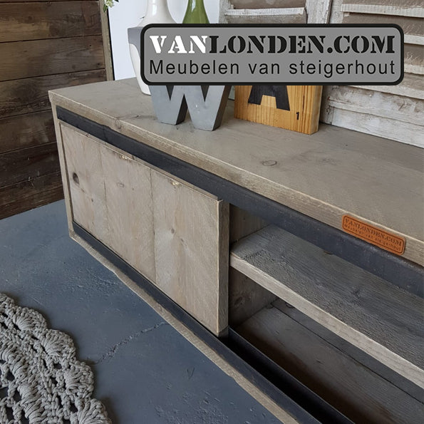Steigerhouten TV-meubel Lisanne