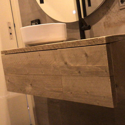 Steigerhouten badkamermeubel Odi