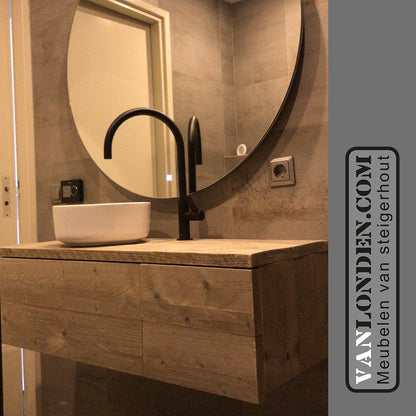 Steigerhouten badkamermeubel Odi