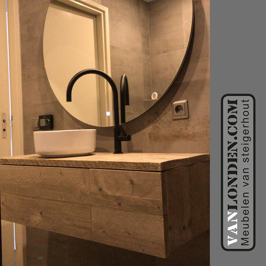Steigerhouten badkamermeubel Odi