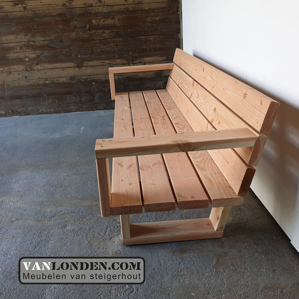 Tuinbank Ruud van Douglas balken