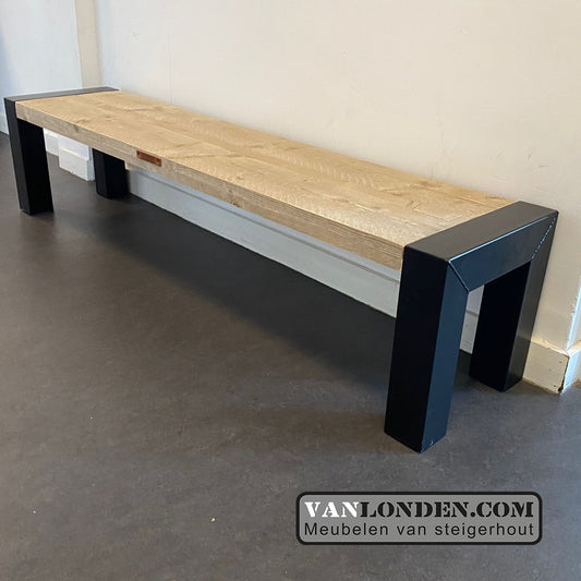 Steigerhouten bankje -side table Saar