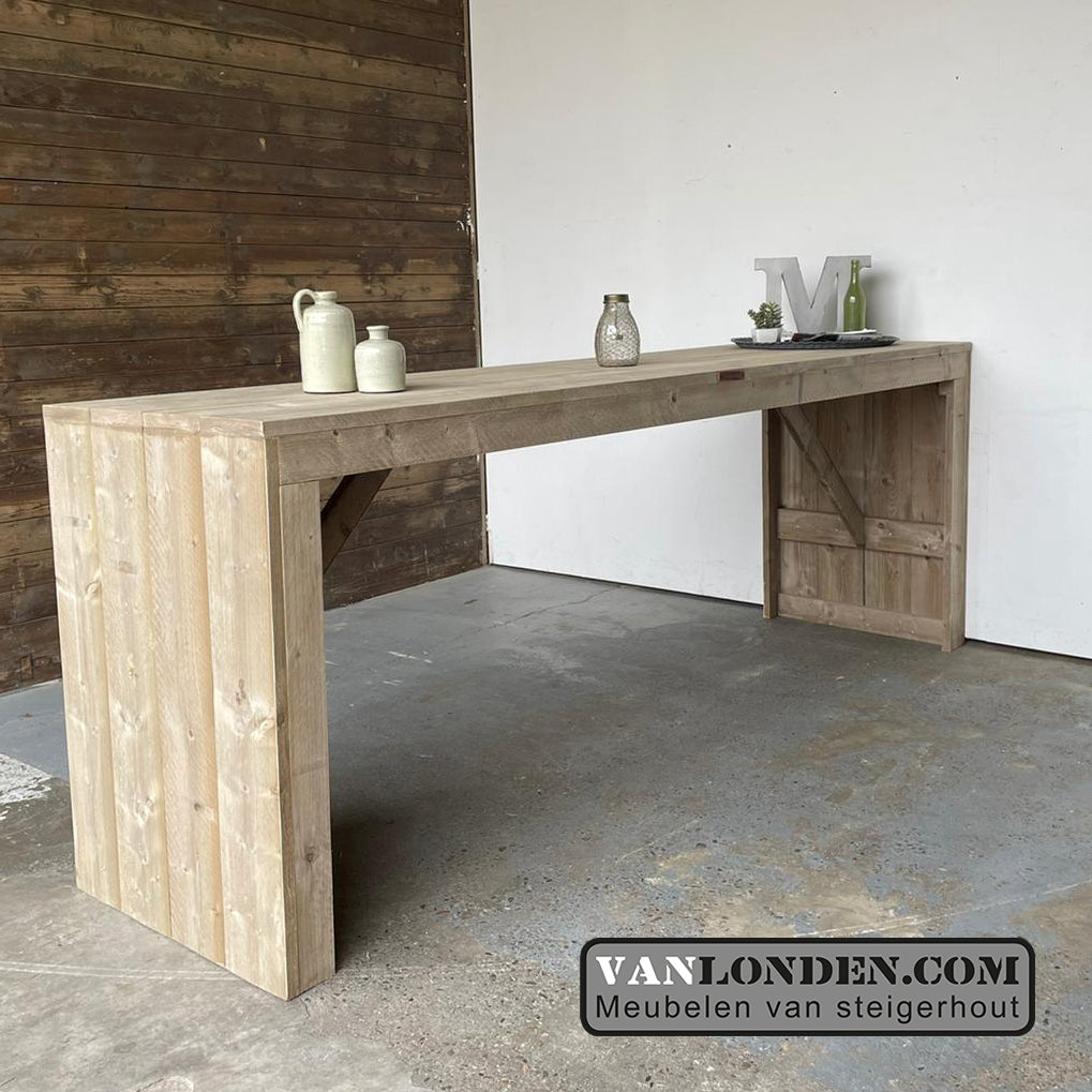 Steigerhouten bartafel Joyce