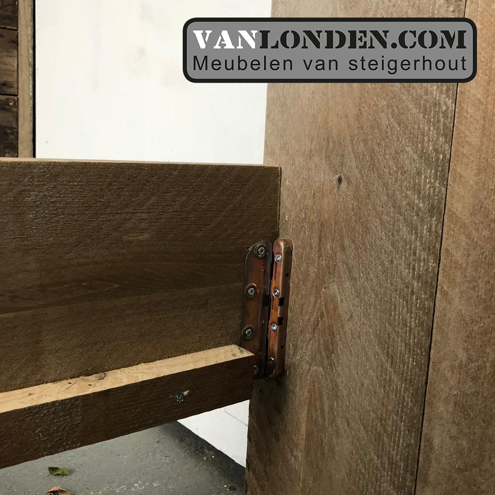 Steigerhouten bed Pim