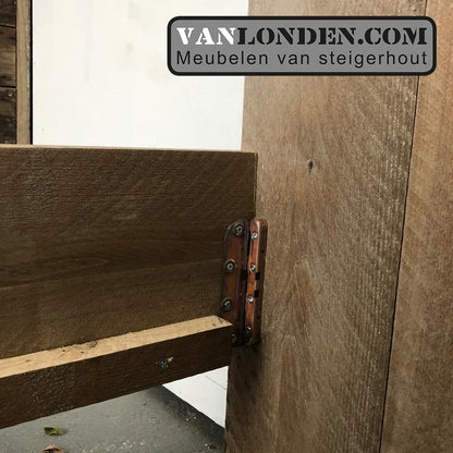 Steigerhouten bed Pim