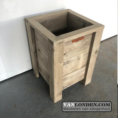 Steigerhouten bloembak / plantenbak Frits