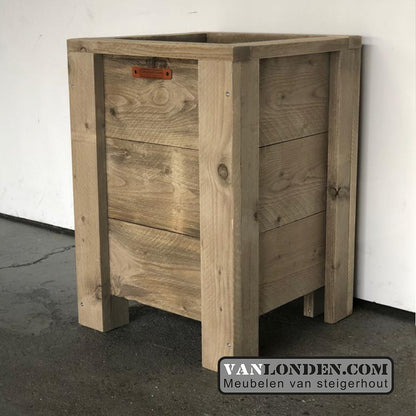 Steigerhouten bloembak / plantenbak Frits