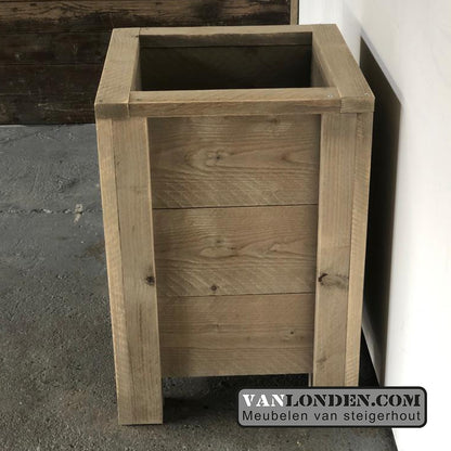 Steigerhouten bloembak / plantenbak Frits