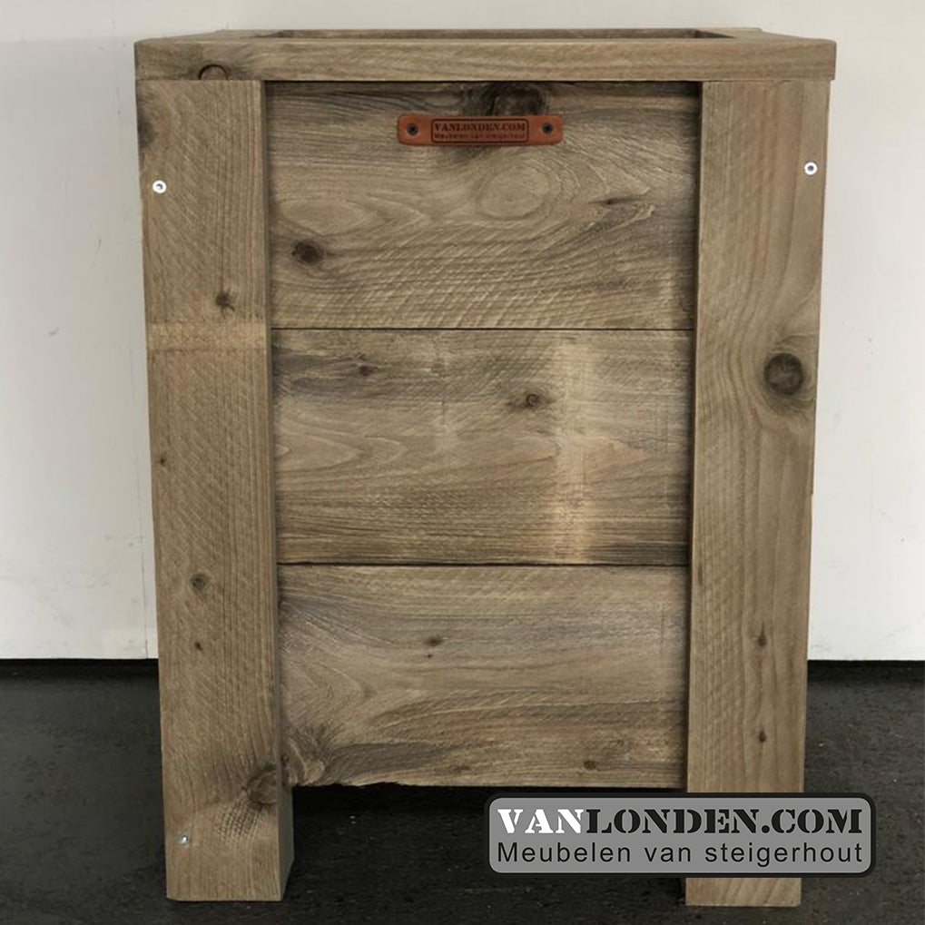 Steigerhouten bloembak / plantenbak Frits