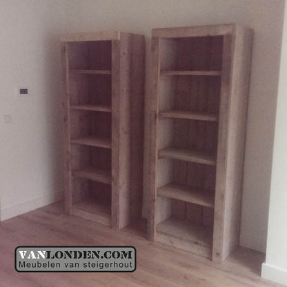 Steigerhouten boekenkast Manon