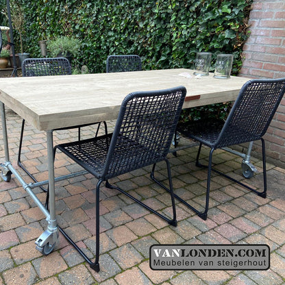 Steigerhouten buistafel Manja