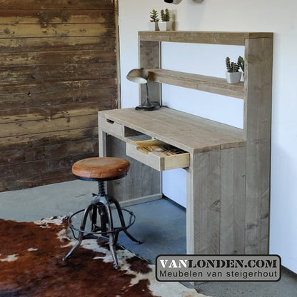 Steigerhouten bureau Archie