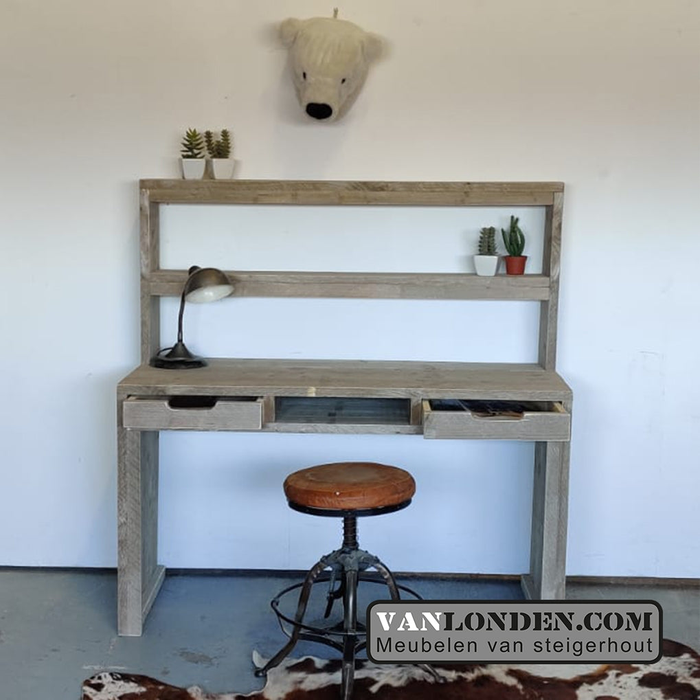 Steigerhouten bureau Archie