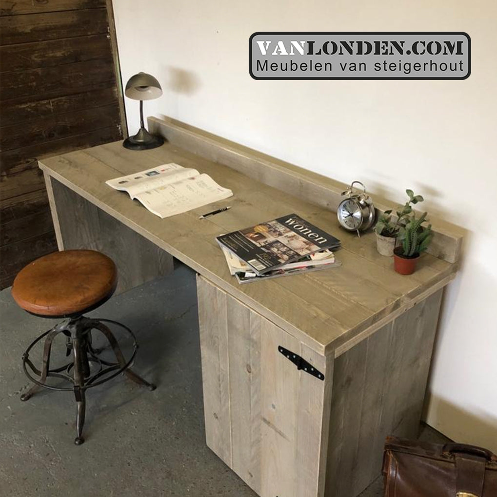 Steigerhouten bureau Binck