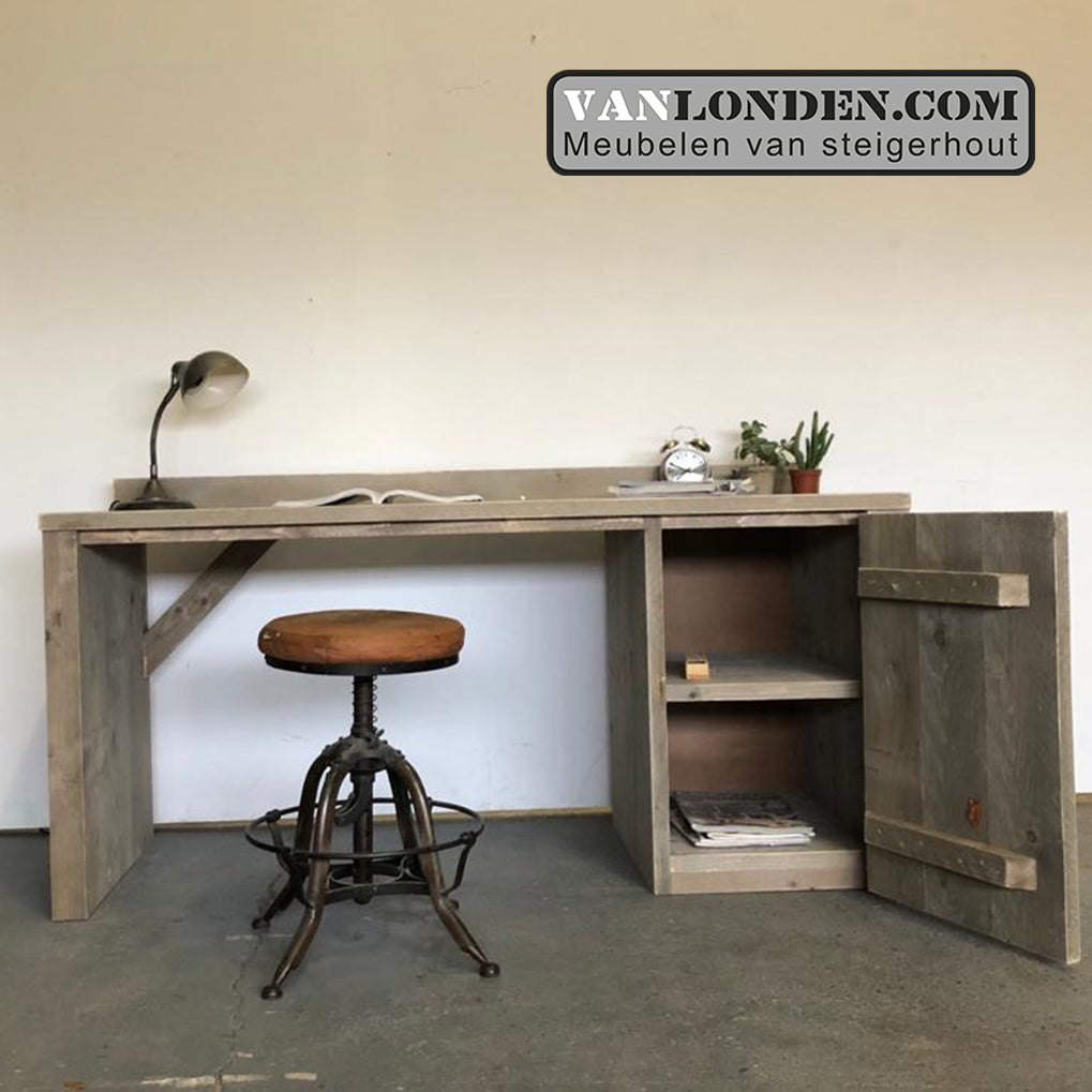 Steigerhouten bureau Binck