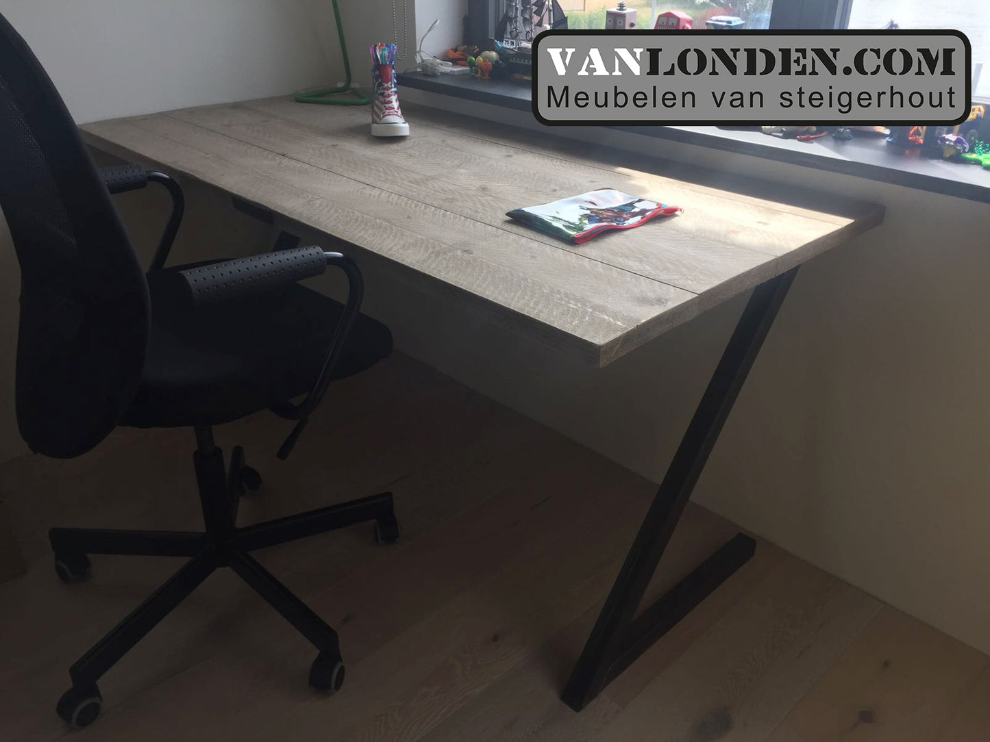 Steigerhouten bureau Mandy
