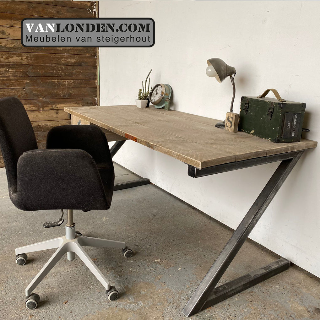 Steigerhouten bureau Mandy