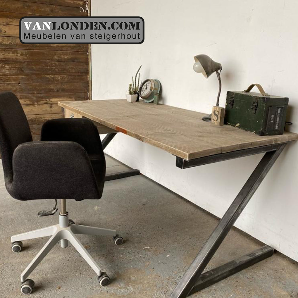 Steigerhouten bureau Mandy