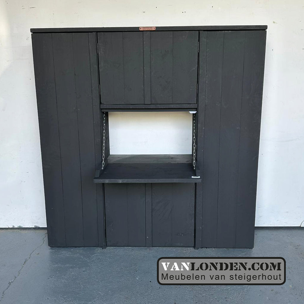 Steigerhouten bureaukast Serge