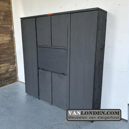 Steigerhouten bureaukast Serge