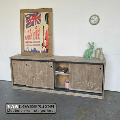 Steigerhouten dressoirkast Debby