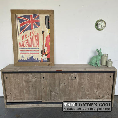 Steigerhouten dressoirkast Debby