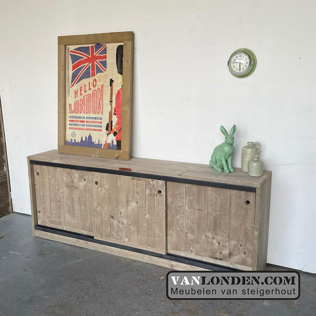 Steigerhouten dressoirkast Debby