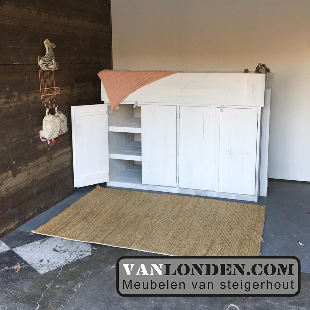 Steigerhouten halfhoogslaper Milou