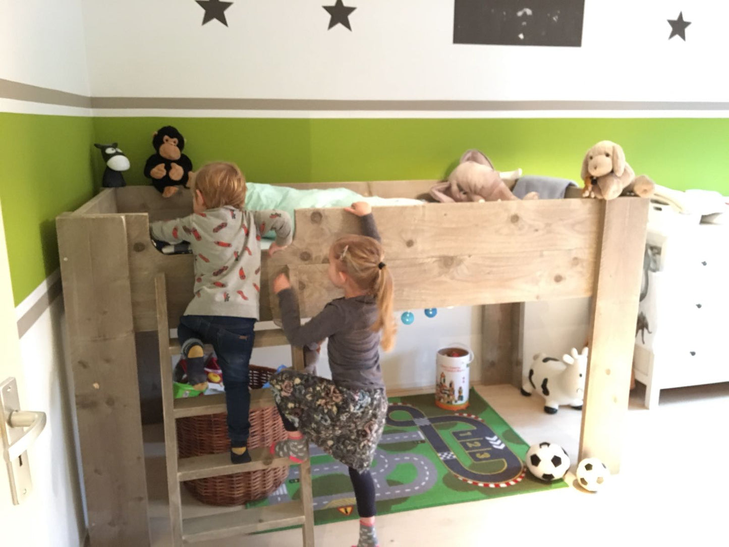 Steigerhouten halfhoogslaper Vigo