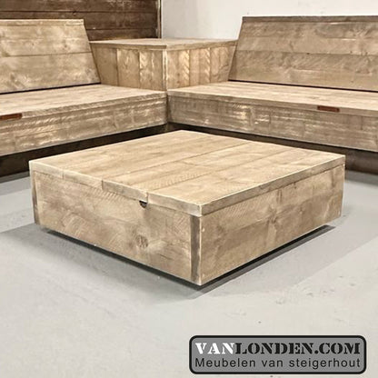 Steigerhouten tuinset Aaron