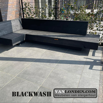 Steigerhouten hoekbank Duncan