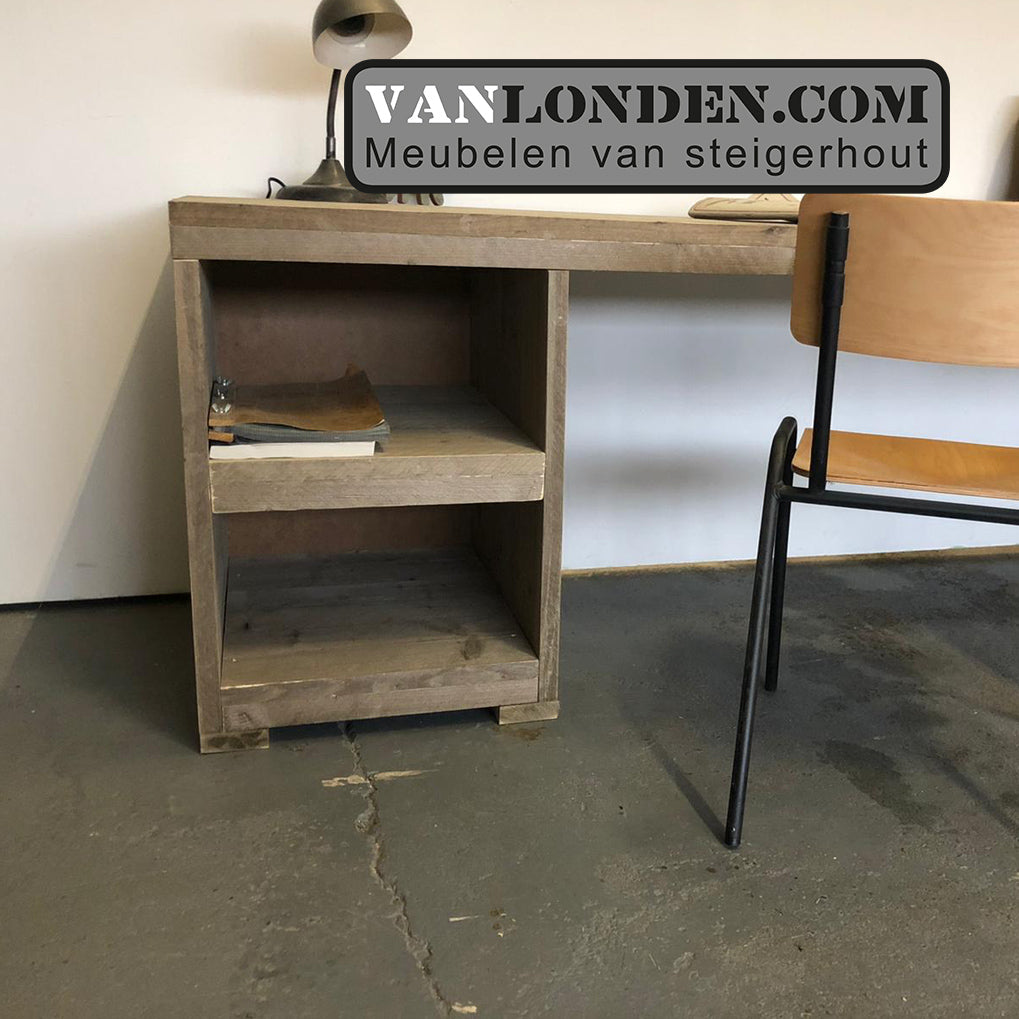 Steigerhouten hoekbureau Stan