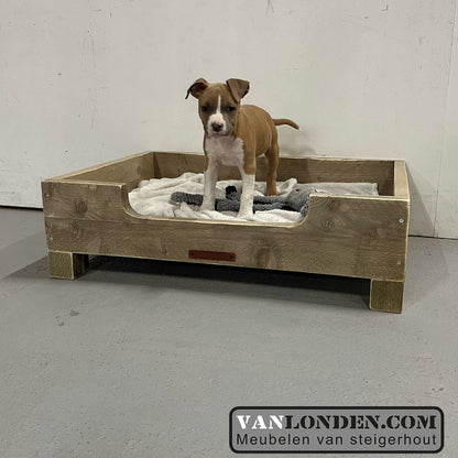 Steigerhouten hondenmand Mack