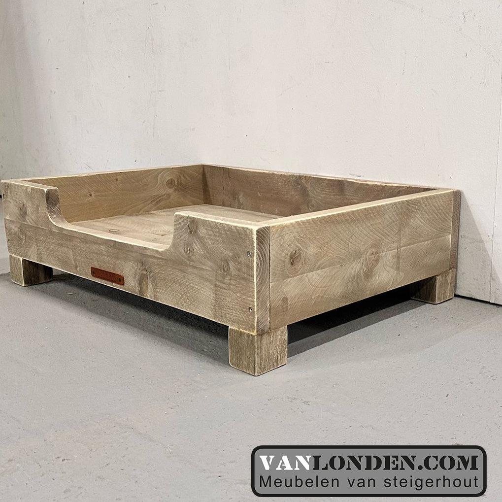 Steigerhouten hondenmand Mack