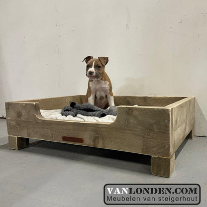 Steigerhouten hondenmand Mack