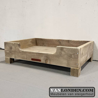 Steigerhouten hondenmand Mack