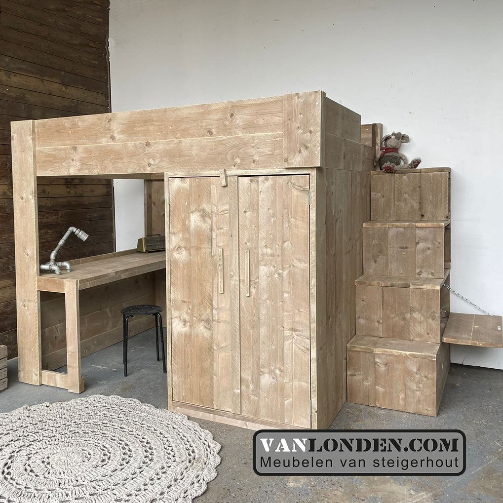 Steigerhouten hoogslaper Aukje