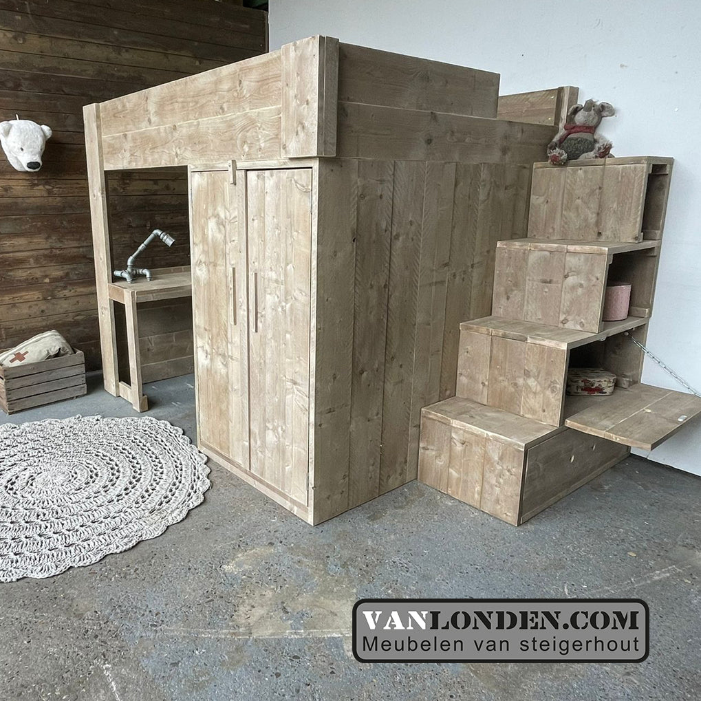 Steigerhouten hoogslaper Aukje