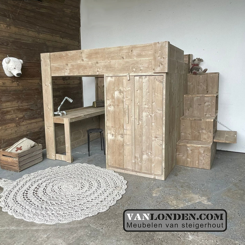 Steigerhouten hoogslaper Aukje