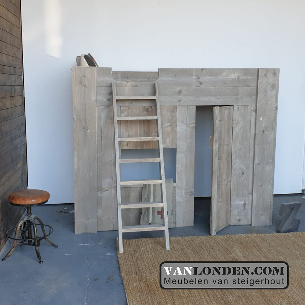 Steigerhouten hoogslaper Marly