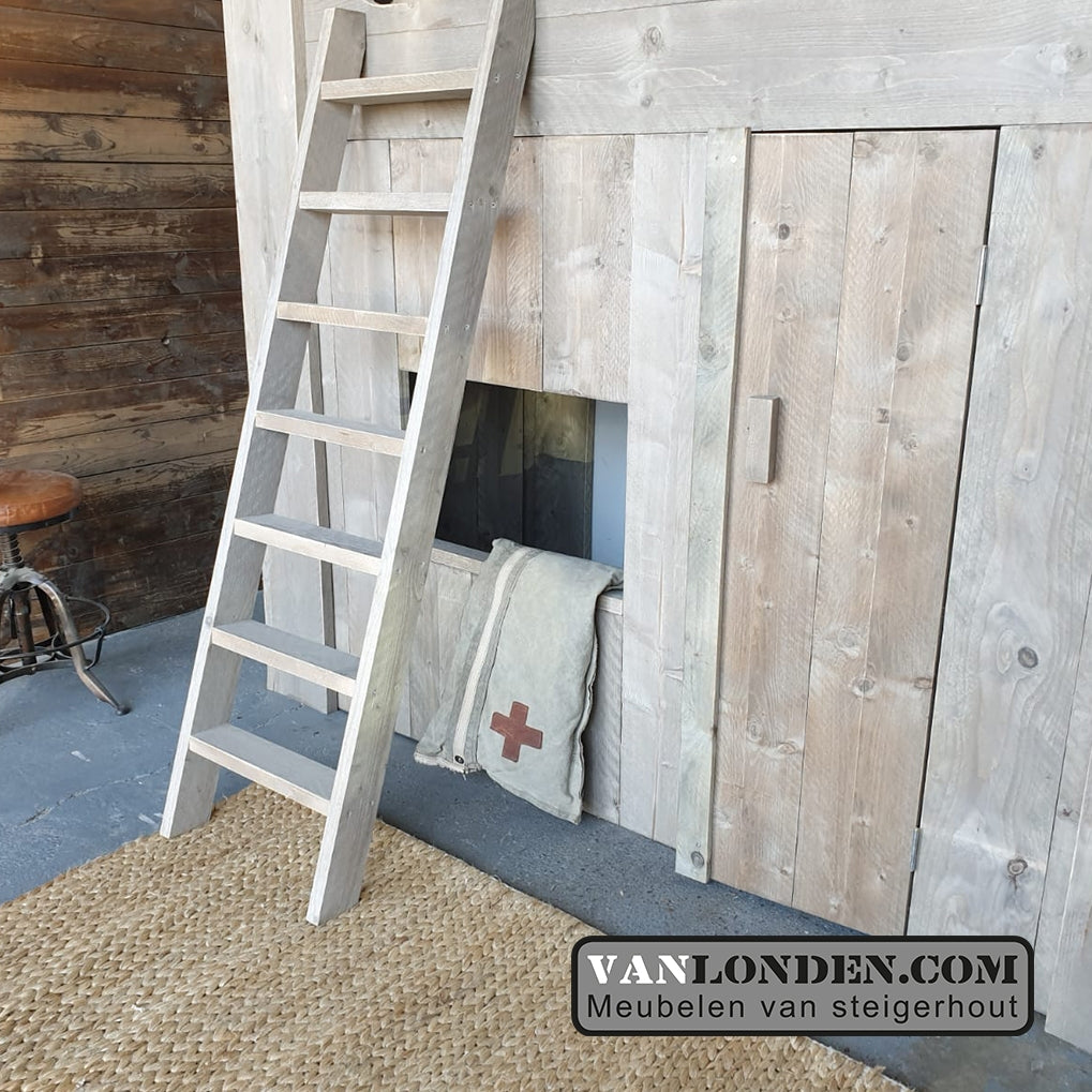 Steigerhouten hoogslaper Marly