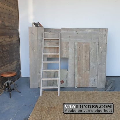 Steigerhouten hoogslaper Marly