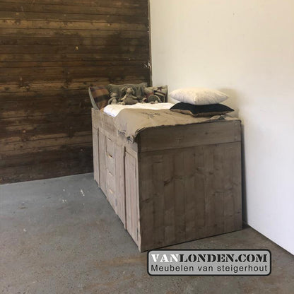 Steigerhouten half hoogslaper Duuk